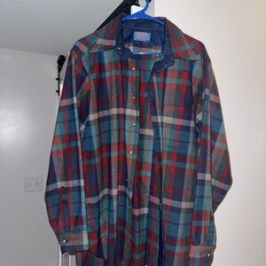 Pendleton Multicolor Plaid Wool Shirt